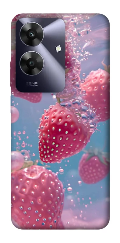 Чехол на Realme Note 60 Клубника в воде фото 1 из 1