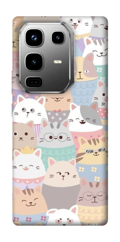 Чехол на Infinix Note 50 Pro Funny Kittens ver.2 фото 1 из 1