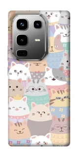 Чехол на Infinix Note 50 Pro Funny Kittens ver.2 фото 1 из 1