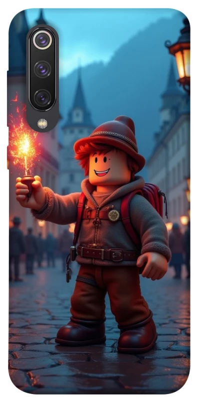 Чохол на Xiaomi Mi 9 SE Roblox Fire Logo Blue Flames фото 1 з 1