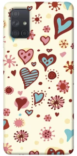 Чехол на Samsung Galaxy A71 Pretty hearts фото 1 из 1