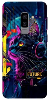 Чехол на Samsung Galaxy S9+ Cyber Cat v2 фото 1 из 1