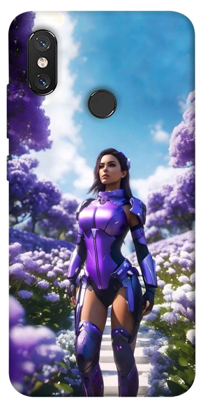 Чохол на Xiaomi Mi 8 Cyber space girl ver.4 фото 1 з 1