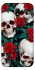 Чохол на Samsung J730 Galaxy J7 (2017) skull and rose фото 1 з 1