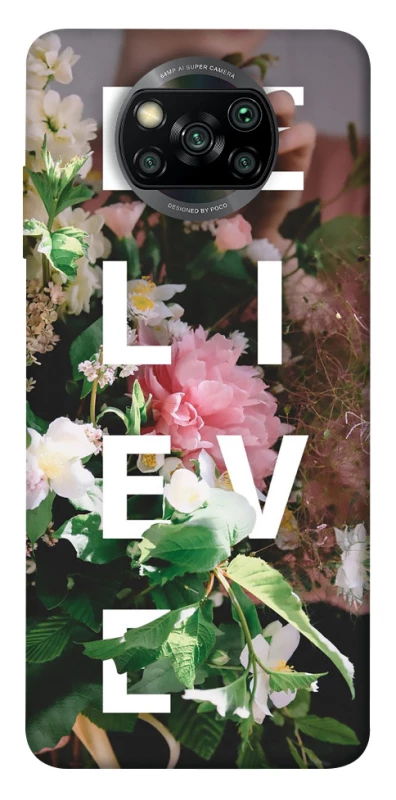 Чехол на Xiaomi Poco X3 NFC / Poco X3 Pro Believe фото 1 из 1