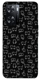 Чохол на Oppo A57s Black Cats фото 1 з 1