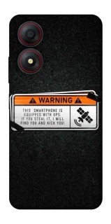 Чехол на ZTE Blade A34 4G Warning фото 1 из 1