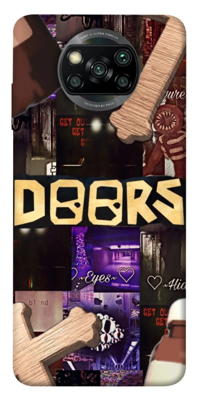 Чохол на Xiaomi Poco X3 NFC / Poco X3 Pro Roblox doors dark mode фото 1 з 1