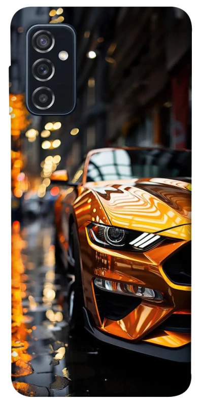Чохол на Samsung Galaxy M52 Golden sports car фото 1 з 1