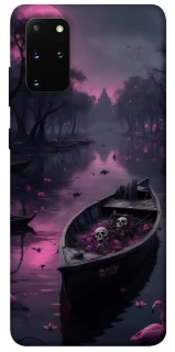 Чехол на Samsung Galaxy S20+ Boat and flamingo фото 1 из 1