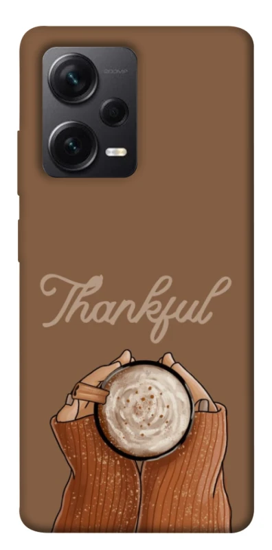 Чохол на Xiaomi Redmi Note 12 Pro 5G Thankful coffee фото 1 з 1