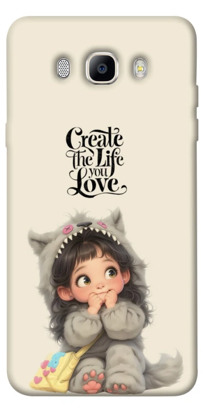 Чехол на Samsung J710F Galaxy J7 (2016) Create the life you love фото 1 из 1