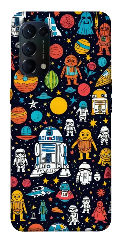 Чохол на Oppo Reno 5 4G Star Wars background ver.2 фото 1 з 1