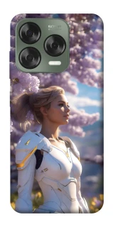 Чехол на ZTE Nubia V70 Design Cyber space girl ver.1 фото 1 из 1