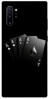 Чехол на Samsung Galaxy Note 10 Plus Black Cards фото 1 из 1