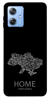 Чехол на Motorola Moto G84 Ukraine black map фото 1 из 1