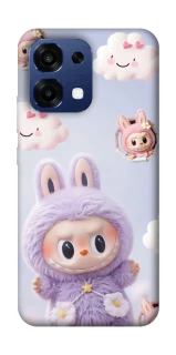 Чохол на Oppo A6 Pro 4G/5G Labubu & clouds фото 1 з 2