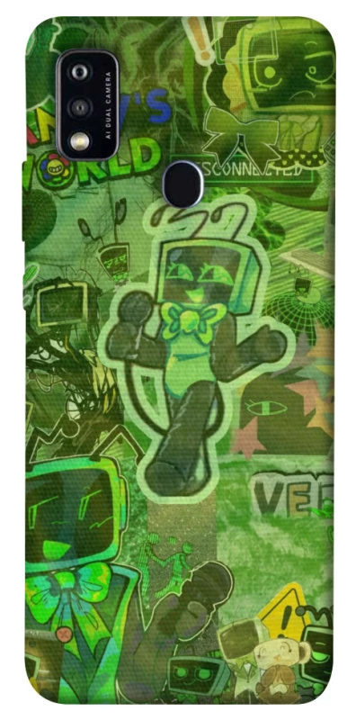 Чохол на ZTE Blade A51 Dandysworld tv green theme фото 1 з 1