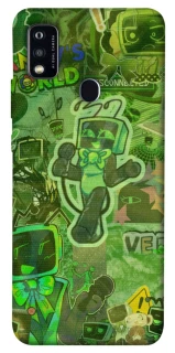 Чехол на ZTE Blade A51 Dandysworld tv green theme фото 1 из 1