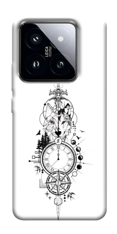 Чехол на Xiaomi 14 Pro Tattoo ver.8 фото 1 из 1