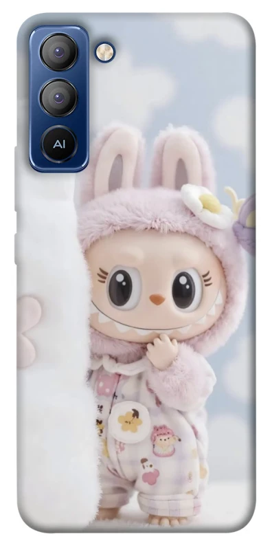 Чехол на TECNO Pop 5 LTE Labubu Happy фото 1 из 1