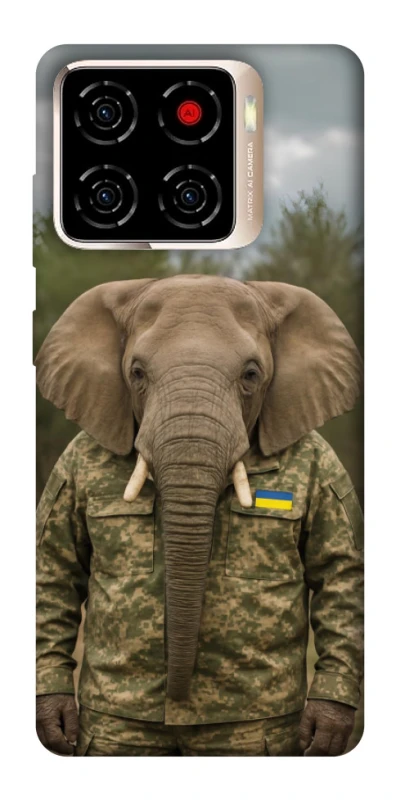 Чехол на ZTE Blade A56 Слон защитник фото 1 из 1