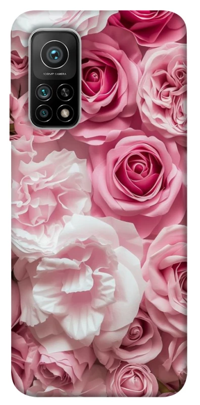 Чехол на Xiaomi Mi 10T Розовые цветы фото 1 из 1