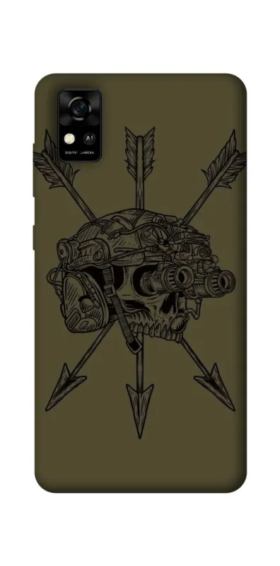 Чохол на ZTE Blade A31 Mil skull фото 1 з 1