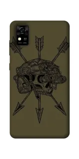 Чехол на ZTE Blade A31 Mil skull фото 1 из 1