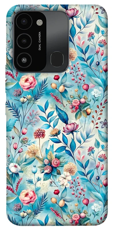 Чехол на TECNO Spark 8C Floral design ver.5 фото 1 из 1
