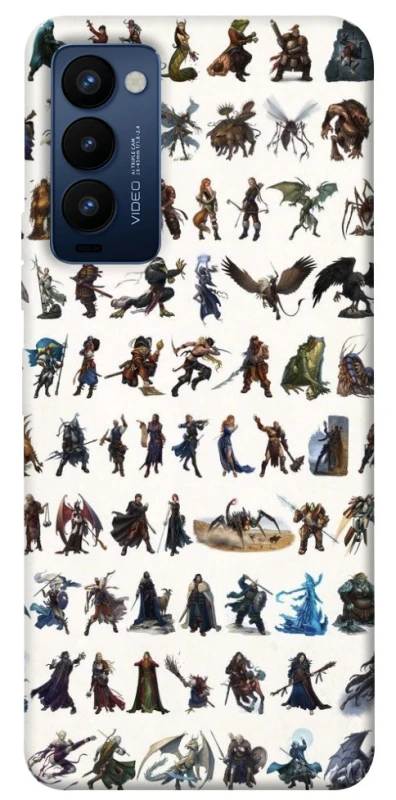 Чехол на TECNO Camon 18 Character Selection фото 1 из 1