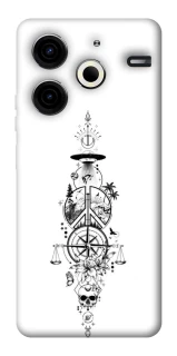 Чехол на TECNO Pova 6 Neo (LI6) Tattoo ver.7 фото 1 из 1