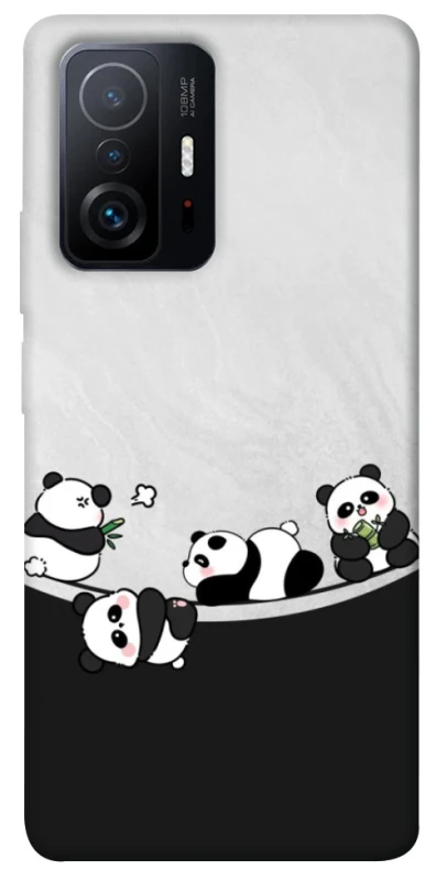 Чохол на Xiaomi 11T / 11T Pro Four pandas фото 1 з 1