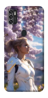 Чехол на ZTE Blade A7s (2020) Cyber space girl ver.1 фото 1 из 1