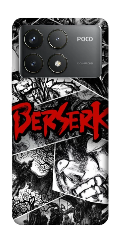 Чохол на Xiaomi Poco F6 Pro Berserk collage ver.2 фото 1 з 1