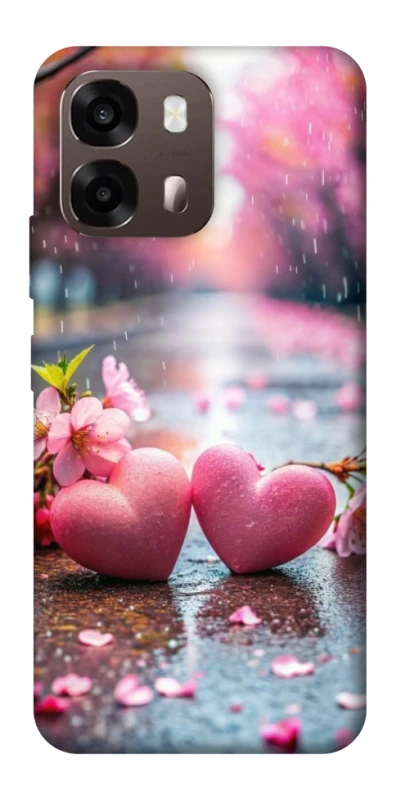 Чохол на Oppo A6 Pink heart фото 2 з 2