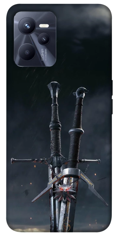 Чехол на Realme C35 Мечи Ведьмака фото 1 из 1