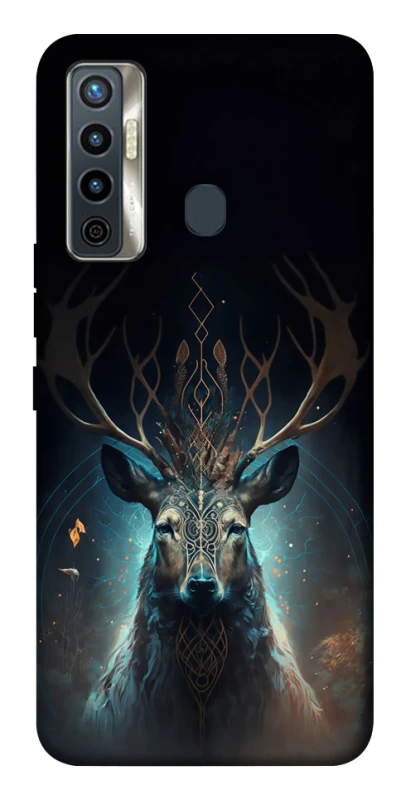 Чехол на TECNO Camon 17 Скандинавский олень v2 фото 1 из 1