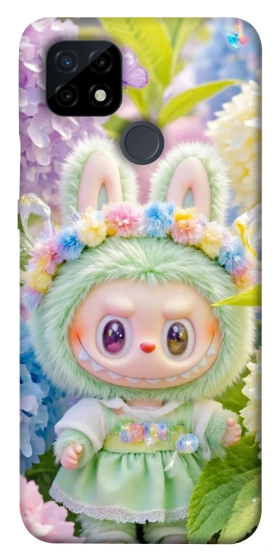 Чехол на Realme C21 Labubu & Flowers ver.2 фото 1 из 1