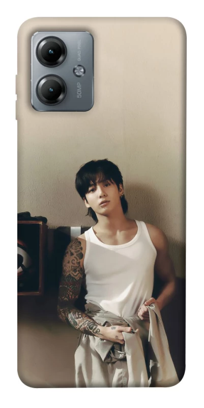 Чохол на Motorola Moto G14 Jungkook v2 - BTS фото 1 з 1