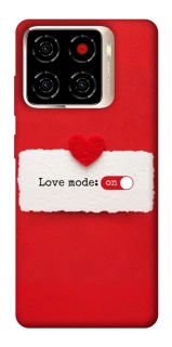 Чохол на ZTE Blade A56 Love Mode ON фото 1 з 1