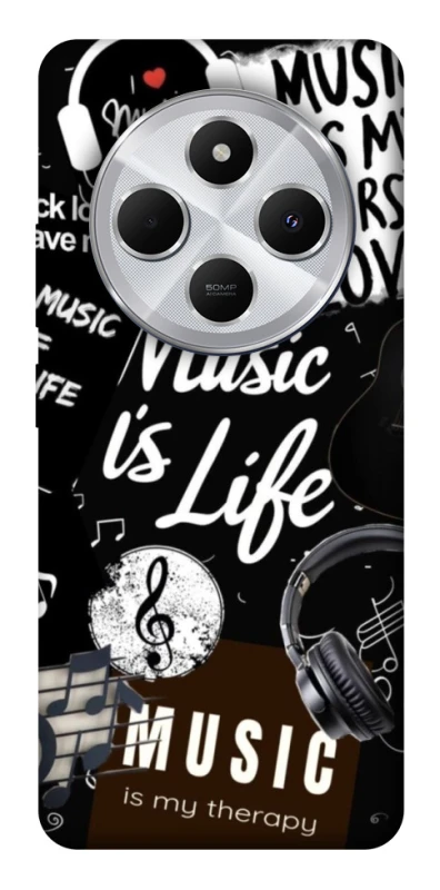 Чохол на Xiaomi Redmi 14C / Poco C75 Music is Life фото 1 з 1