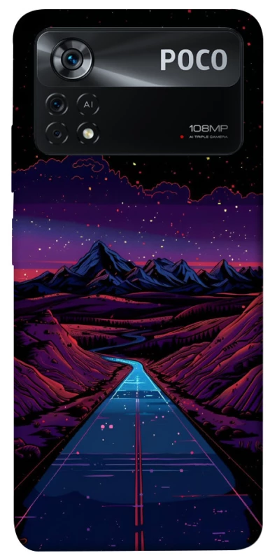 Чохол на Xiaomi Poco X4 Pro 5G Cyber mountain фото 1 з 1