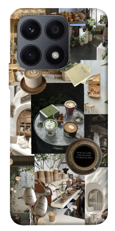 Чохол на Huawei Honor X8a Coffee collage ver.4 фото 1 з 1