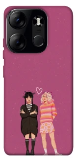 Чехол на Tecno Spark Go 2023 Raven & Rainbow Wednesday фото 1 из 1