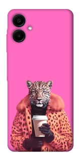 Чехол на Samsung Galaxy A06 Леопард с кофе фото 1 из 1