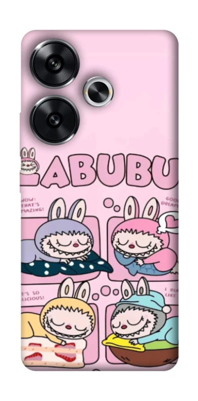 Чохол на Xiaomi Poco F6 Labubu Dreams Collage фото 1 з 1