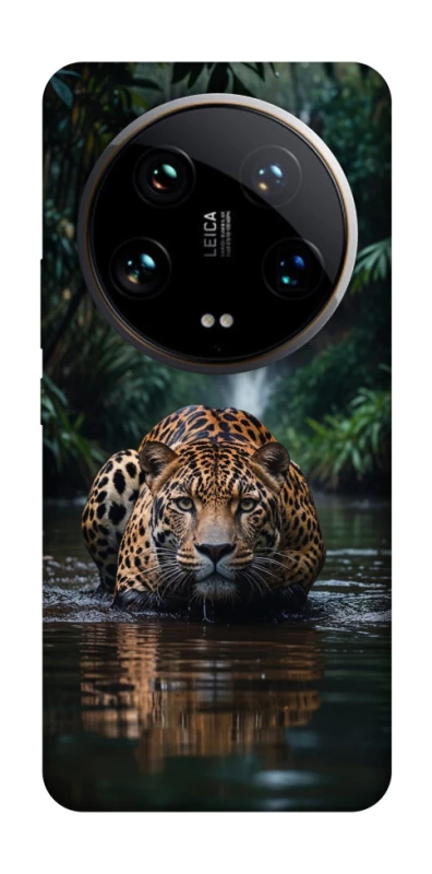 Чохол на Xiaomi 14 Ultra Leopard in water фото 1 з 1