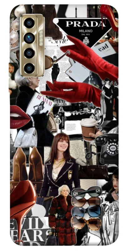 Чохол на TECNO Camon 17P Fashion collage ver.13 фото 1 з 1