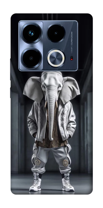 Чохол на Infinix Note 40 4G Слон v2 фото 1 з 1